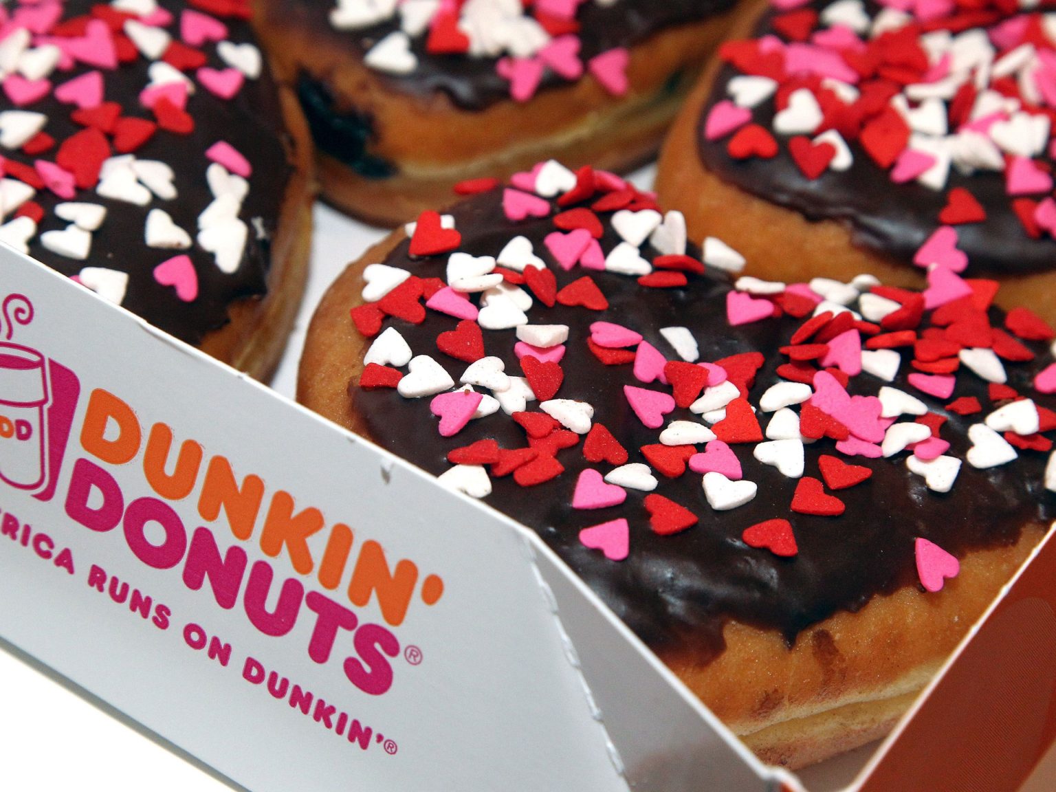 Valentine's Day Social Media Marketing with Dunkin Donuts Bizadmark